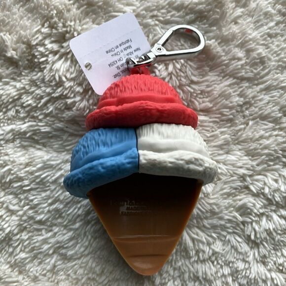 Bath and Body Works Patriotic Ice Cream Cone Pocketbac Holder - Picture 2 of 2